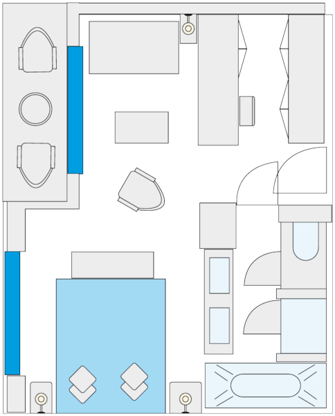 Arosa Brava Cabin layout